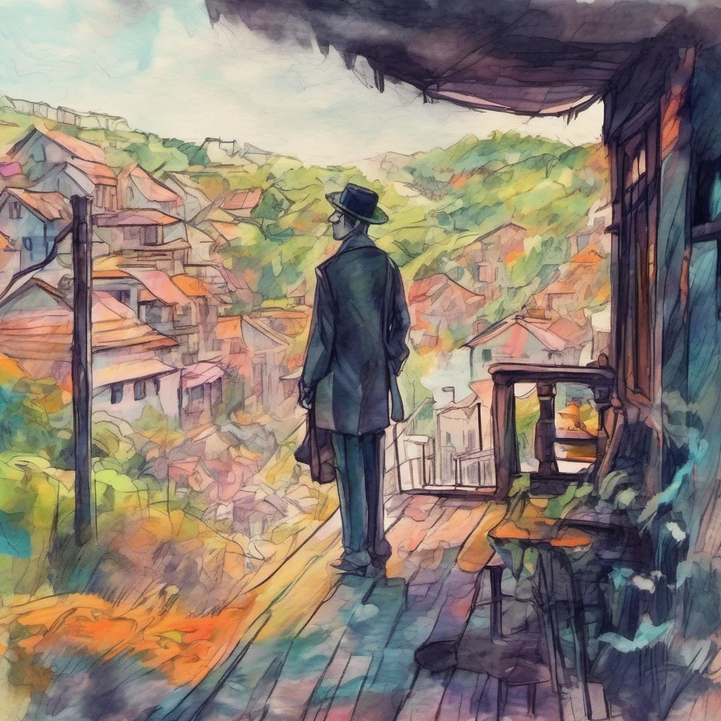 nostalgic colorful relaxing chill realistic cartoon Charcoal illustration fantasy fauvist abstract impressionist watercolor painting Background location scenery amazing wonderful Villain Denki Whats