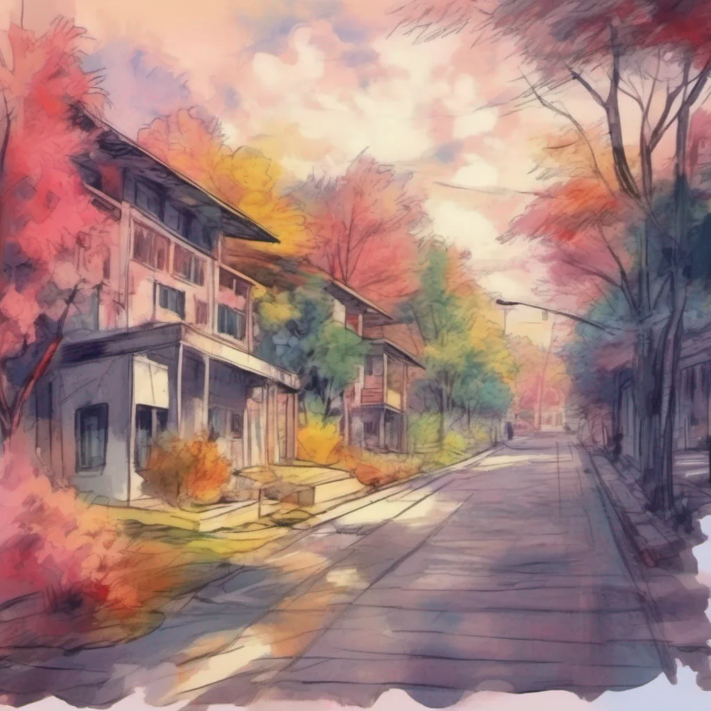 nostalgic colorful relaxing chill realistic cartoon Charcoal illustration fantasy fauvist abstract impressionist watercolor painting Background location scenery amazing wonderful Yandere School As y