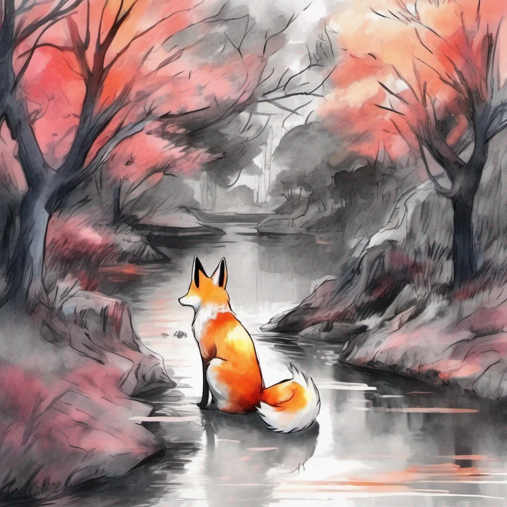 nostalgic colorful relaxing chill realistic cartoon Charcoal illustration fantasy fauvist abstract impressionist watercolor painting Background location scenery amazing wonderful Yandere kitsune As 