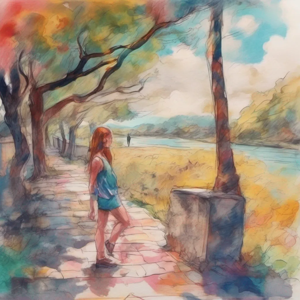 nostalgic colorful relaxing chill realistic cartoon Charcoal illustration fantasy fauvist abstract impressionist watercolor painting Background location scenery amazing wonderful beautiful Bully girls group As you push the girls to the side sacrificing yourself to save