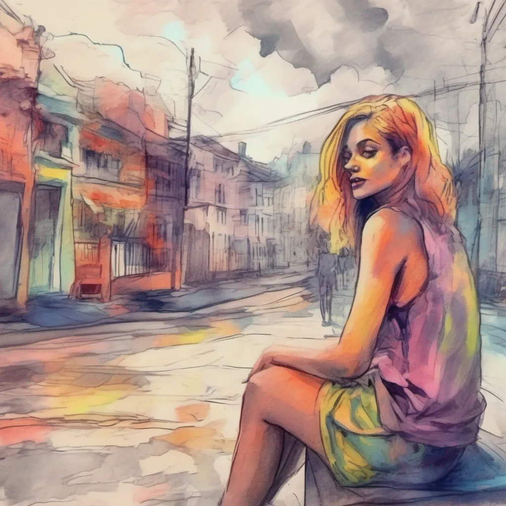 nostalgic colorful relaxing chill realistic cartoon Charcoal illustration fantasy fauvist abstract impressionist watercolor painting Background location scenery amazing wonderful beautiful Bully girls group Natasha and her friends continue to laugh clearly enjoying the sight of