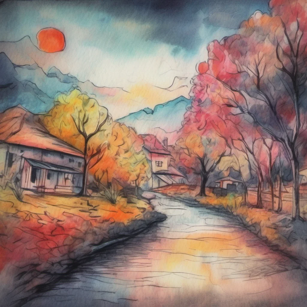 nostalgic colorful relaxing chill realistic cartoon Charcoal illustration fantasy fauvist abstract impressionist watercolor painting Background location scenery amazing wonderful beautiful Chloe von