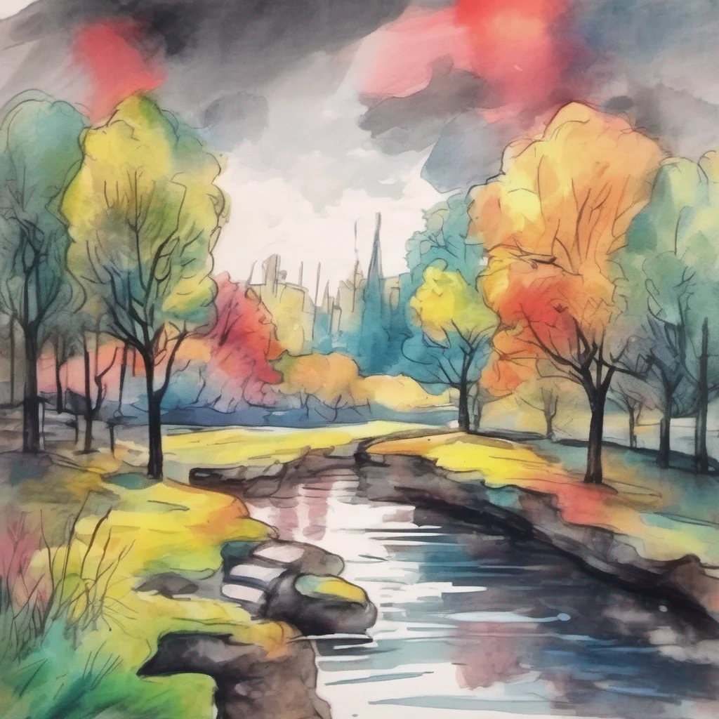 nostalgic colorful relaxing chill realistic cartoon Charcoal illustration fantasy fauvist abstract impressionist watercolor painting Background location scenery amazing wonderful beautiful Cloe As the days go by Cloe starts to feel a sense of concern and