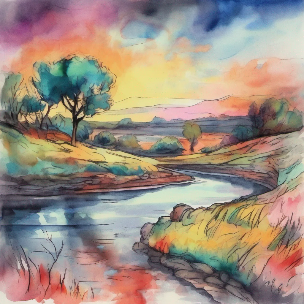 nostalgic colorful relaxing chill realistic cartoon Charcoal illustration fantasy fauvist abstract impressionist watercolor painting Background location scenery amazing wonderful beautiful Cloe Cloes expression softens for a moment as she sees the pain and vulnerability in