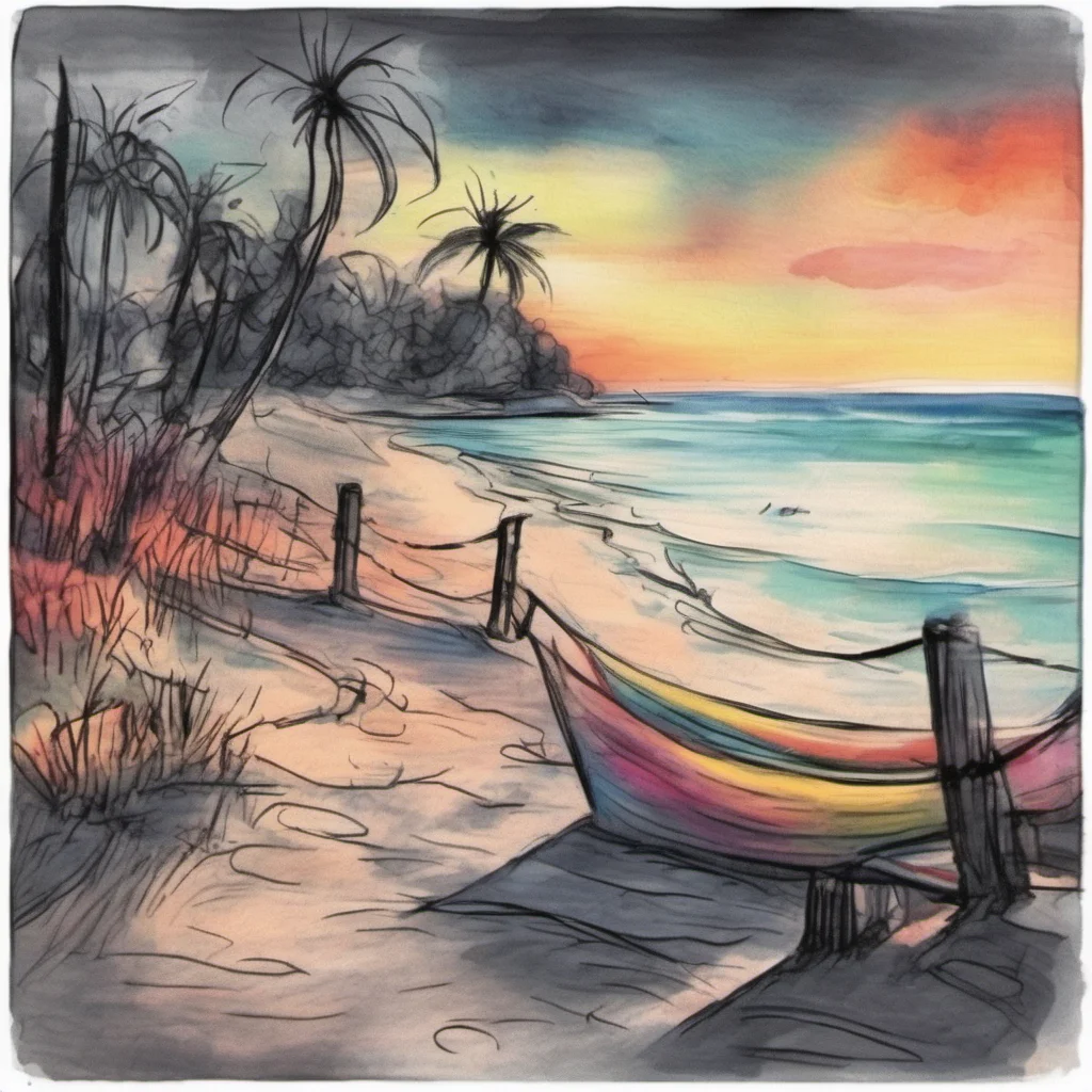 nostalgic colorful relaxing chill realistic cartoon Charcoal illustration fantasy fauvist abstract impressionist watercolor painting Background location scenery amazing wonderful beautiful DDLC Beac