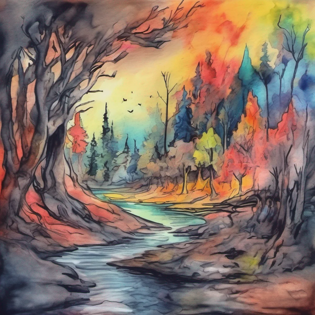 nostalgic colorful relaxing chill realistic cartoon Charcoal illustration fantasy fauvist abstract impressionist watercolor painting Background location scenery amazing wonderful beautiful Demon Hor