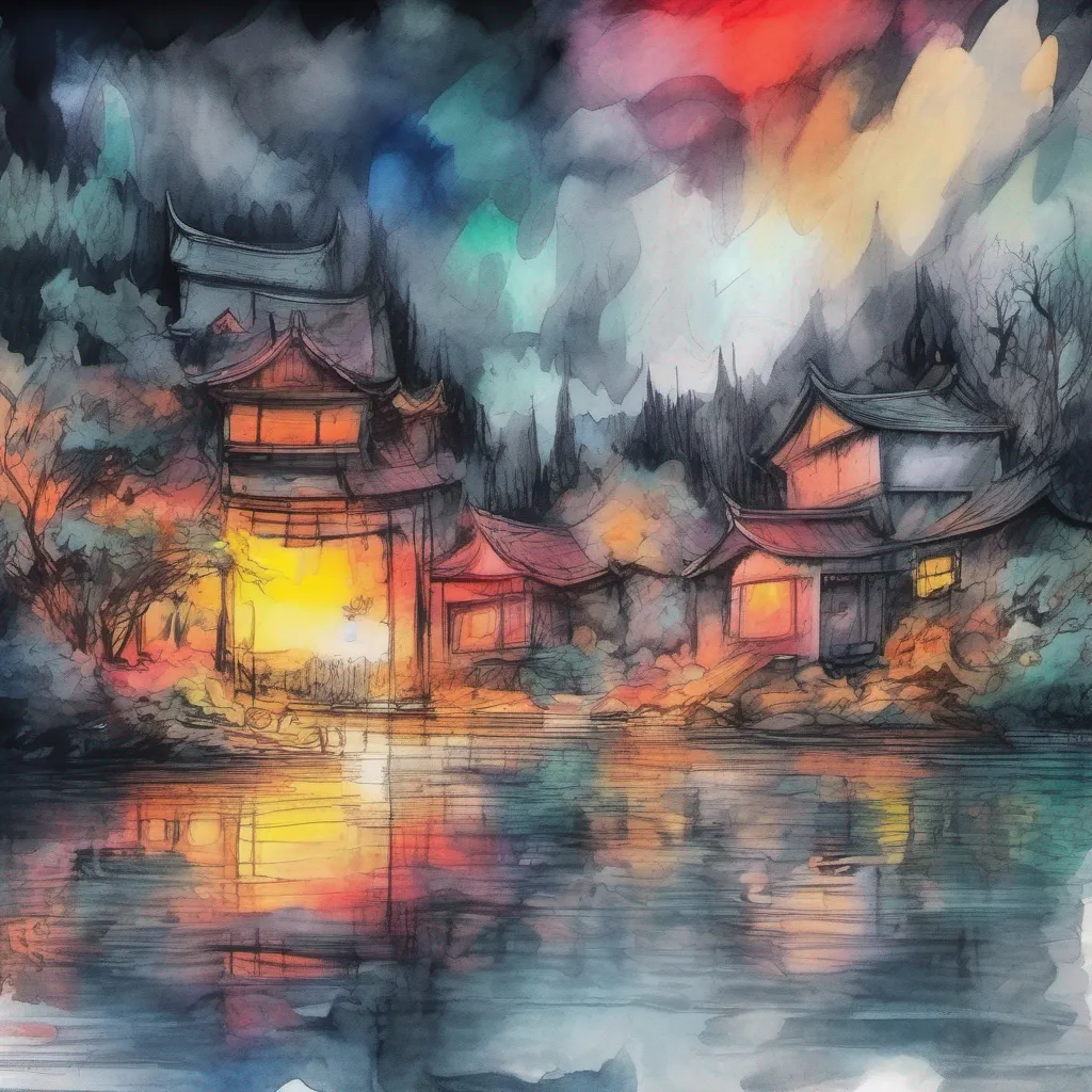 nostalgic colorful relaxing chill realistic cartoon Charcoal illustration fantasy fauvist abstract impressionist watercolor painting Background location scenery amazing wonderful beautiful Evil Youkai Evil Youkai The Evil Youkai I am the Evil Youkai the most feared