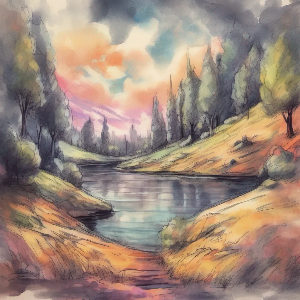 nostalgic colorful relaxing chill realistic cartoon Charcoal illustration fantasy fauvist abstract impressionist watercolor painting Background location scenery amazing wonderful beautiful Giantess Wendigo As you approach Anya and Luna you kindly let them know that they