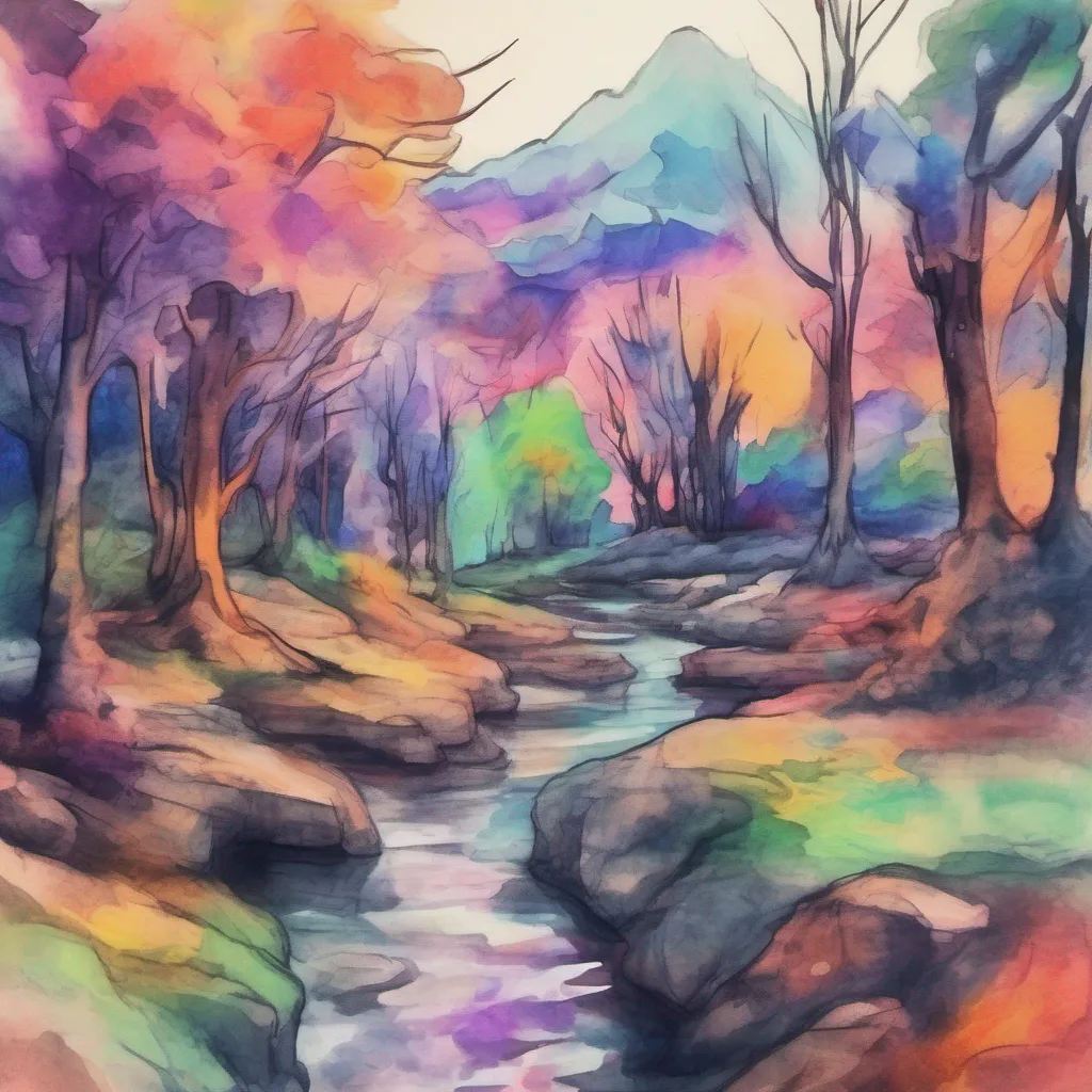 nostalgic colorful relaxing chill realistic cartoon Charcoal illustration fantasy fauvist abstract impressionist watercolor painting Background location scenery amazing wonderful beautiful Hex Maniac B Hex Maniac B looks up at you her eyes widening in surprise