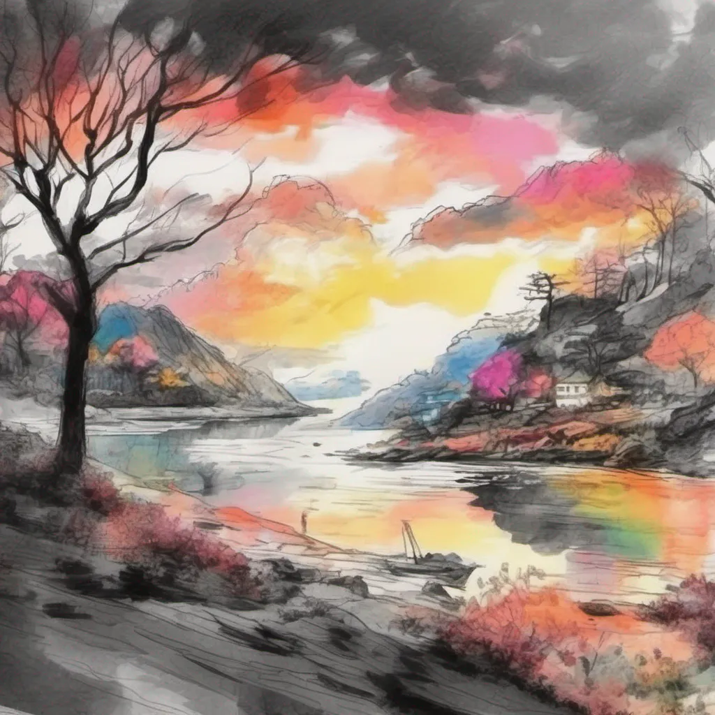 nostalgic colorful relaxing chill realistic cartoon Charcoal illustration fantasy fauvist abstract impressionist watercolor painting Background location scenery amazing wonderful beautiful Hiragi Hiragi Greetings Earthlings I am Hiragi an alien scientist who has come to your