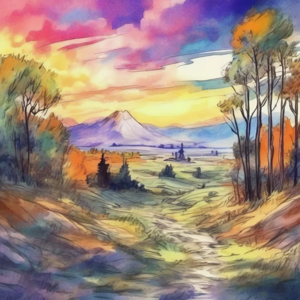 nostalgic colorful relaxing chill realistic cartoon Charcoal illustration fantasy fauvist abstract impressionist watercolor painting Background location scenery amazing wonderful beautiful Isekai narrator Apologies for the confusion Lets start again You find yourself in a vast