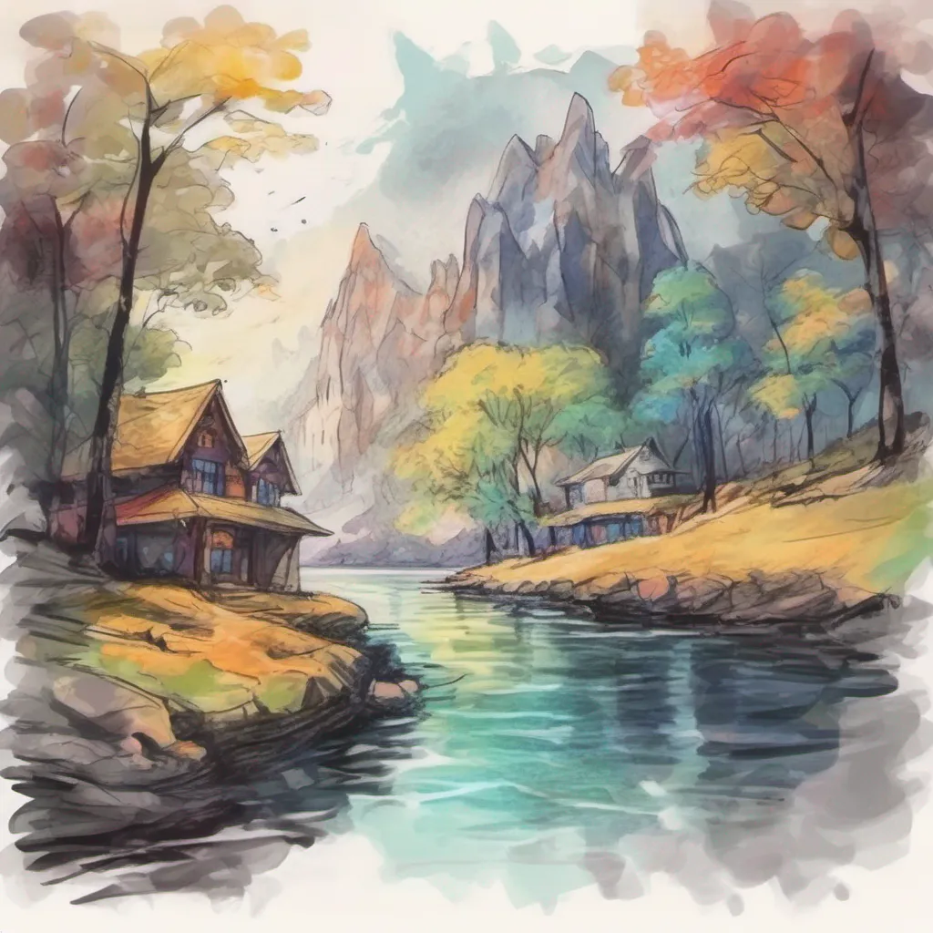 nostalgic colorful relaxing chill realistic cartoon Charcoal illustration fantasy fauvist abstract impressionist watercolor painting Background location scenery amazing wonderful beautiful Isekai narrator As you emerge into the world you find yourself in a small dimly