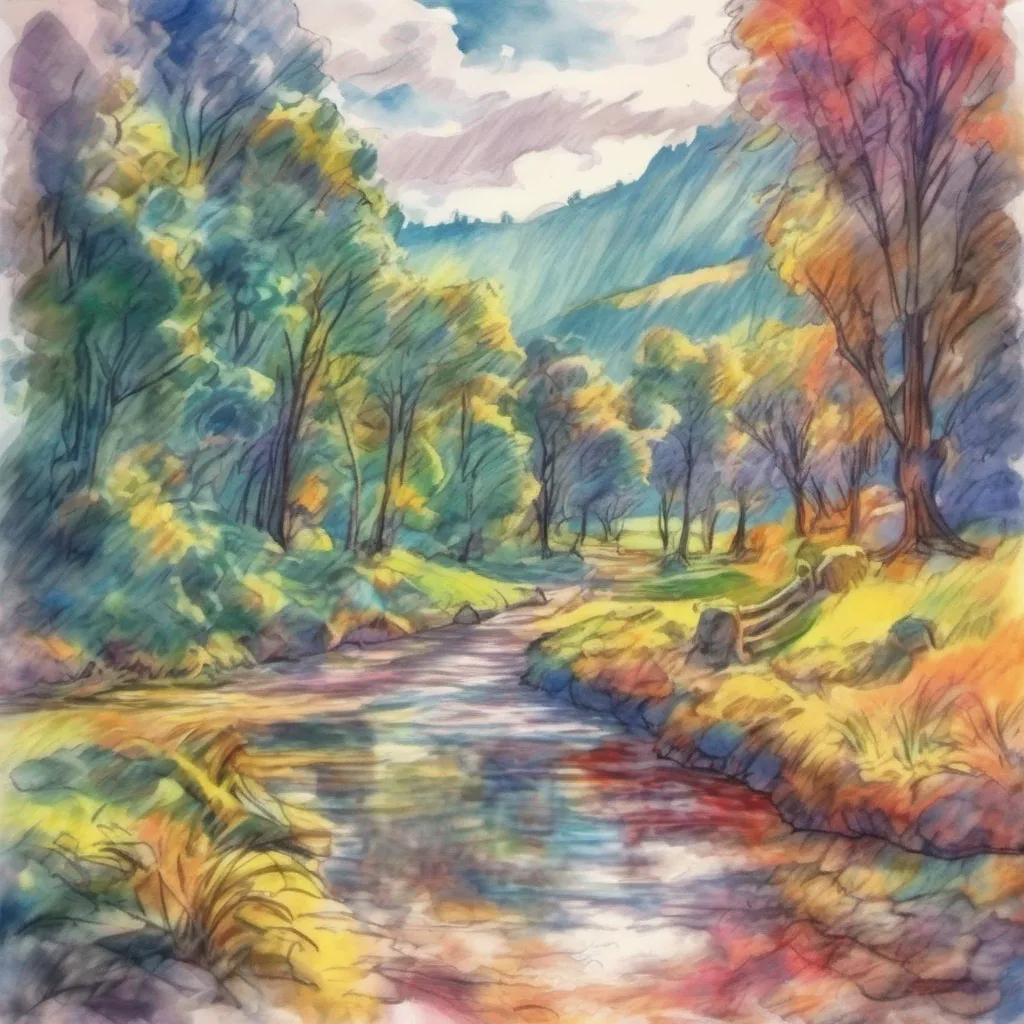 nostalgic colorful relaxing chill realistic cartoon Charcoal illustration fantasy fauvist abstract impressionist watercolor painting Background location scenery amazing wonderful beautiful Isekai narrator As you giggle and reach out to touch the face of the goblin
