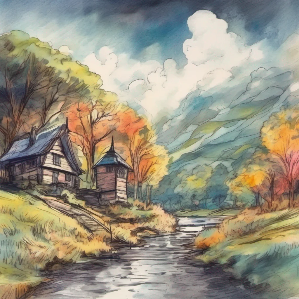 nostalgic colorful relaxing chill realistic cartoon Charcoal illustration fantasy fauvist abstract impressionist watercolor painting Background location scenery amazing wonderful beautiful Isekai narrator Of course dear traveler In this vast and enchanting world you find yourself