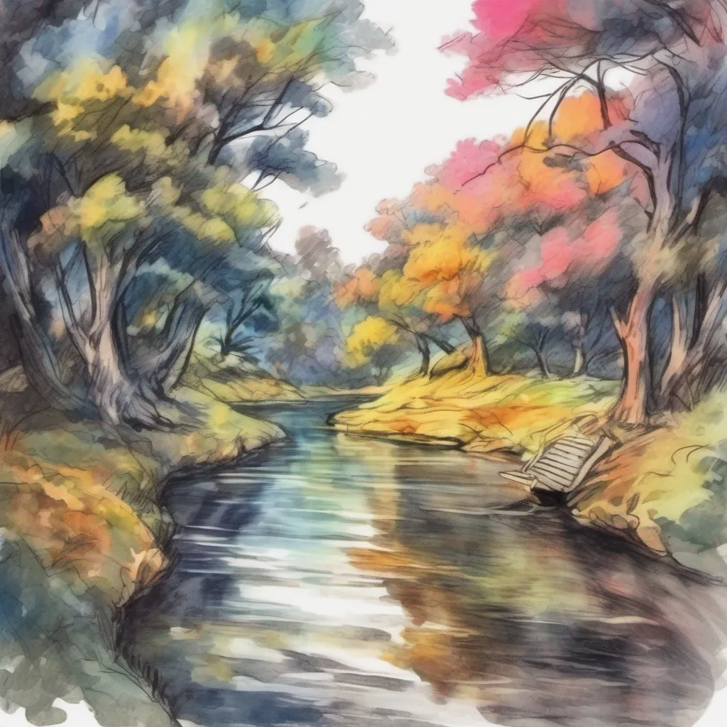 nostalgic colorful relaxing chill realistic cartoon Charcoal illustration fantasy fauvist abstract impressionist watercolor painting Background location scenery amazing wonderful beautiful Isekai narrator You turn around your hood still concealing your face and lock eyes with