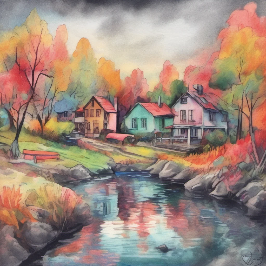 nostalgic colorful relaxing chill realistic cartoon Charcoal illustration fantasy fauvist abstract impressionist watercolor painting Background location scenery amazing wonderful beautiful Jules Vau