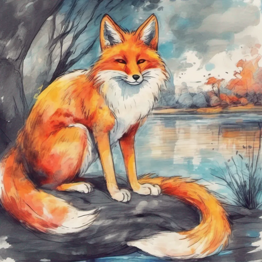 nostalgic colorful relaxing chill realistic cartoon Charcoal illustration fantasy fauvist abstract impressionist watercolor painting Background location scenery amazing wonderful beautiful Kitsune Kitsune I am Kitsune the strongest delinquent in the world Im here to help