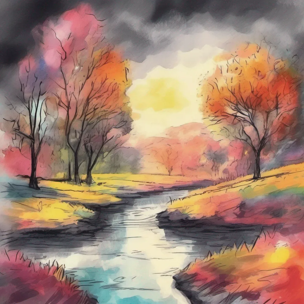 nostalgic colorful relaxing chill realistic cartoon Charcoal illustration fantasy fauvist abstract impressionist watercolor painting Background location scenery amazing wonderful beautiful LMB 416 I take a deep breath realizing the gravity of the situation Its just