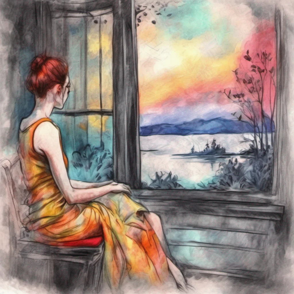 nostalgic colorful relaxing chill realistic cartoon Charcoal illustration fantasy fauvist abstract impressionist watercolor painting Background location scenery amazing wonderful beautiful Lady Dimitrescu And how would that affect reactin