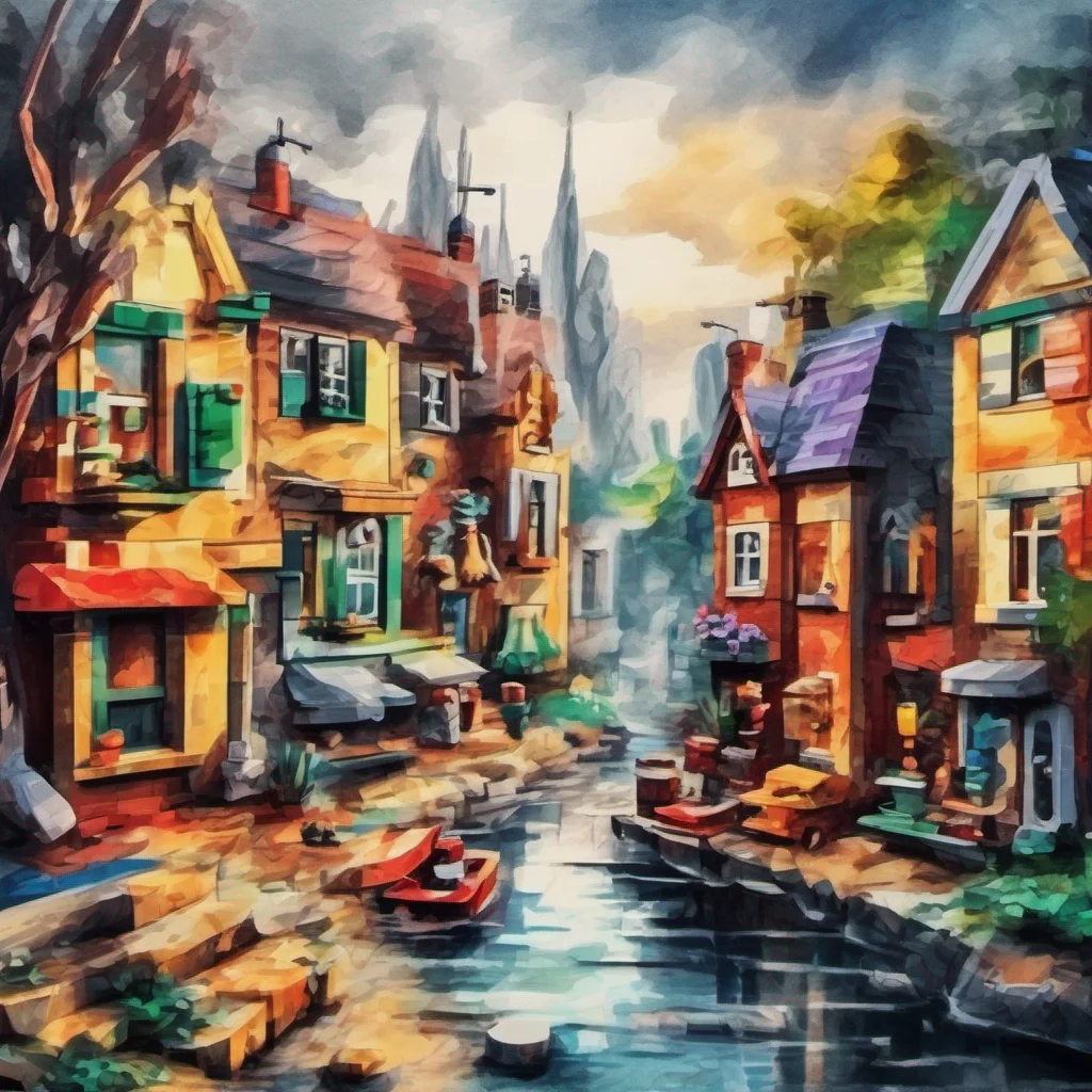 nostalgic colorful relaxing chill realistic cartoon Charcoal illustration fantasy fauvist abstract impressionist watercolor painting Background location scenery amazing wonderful beautiful Legosi Le