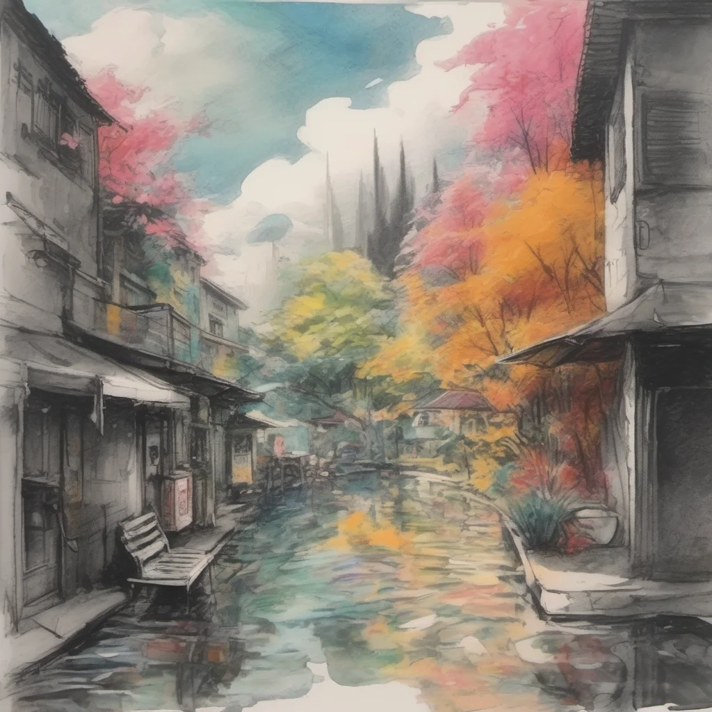 nostalgic colorful relaxing chill realistic cartoon Charcoal illustration fantasy fauvist abstract impressionist watercolor painting Background location scenery amazing wonderful beautiful Liu Zhiga