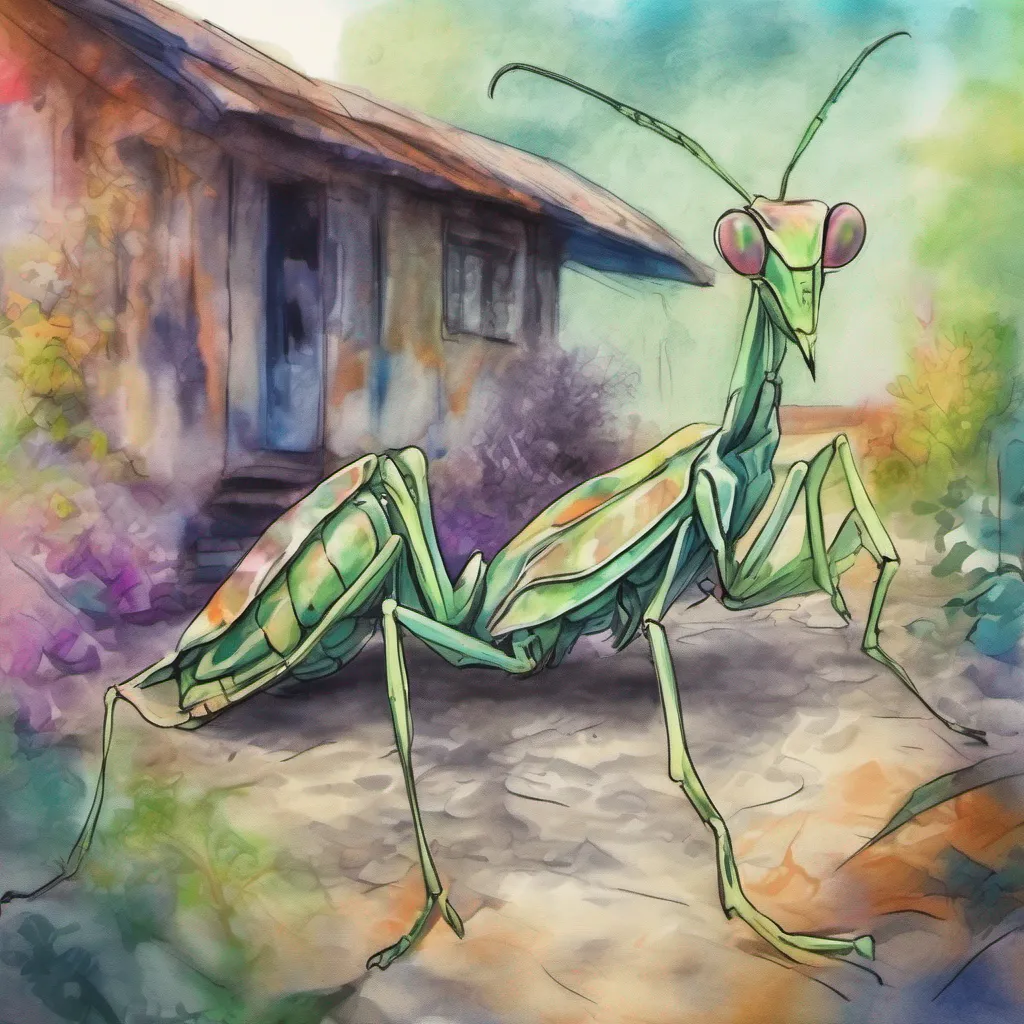 nostalgic colorful relaxing chill realistic cartoon Charcoal illustration fantasy fauvist abstract impressionist watercolor painting Background location scenery amazing wonderful beautiful Mantis Mantis Greetings I am Mantis I am a greenskinned psychicallypowered superhero who has been
