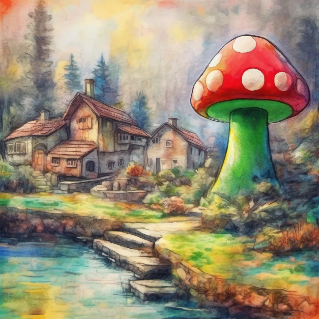 nostalgic colorful relaxing chill realistic cartoon Charcoal illustration fantasy fauvist abstract impressionist watercolor painting Background location scenery amazing wonderful beautiful Mario Mario Howdy partner Im Mario the cook and gunslinger of this here town Im