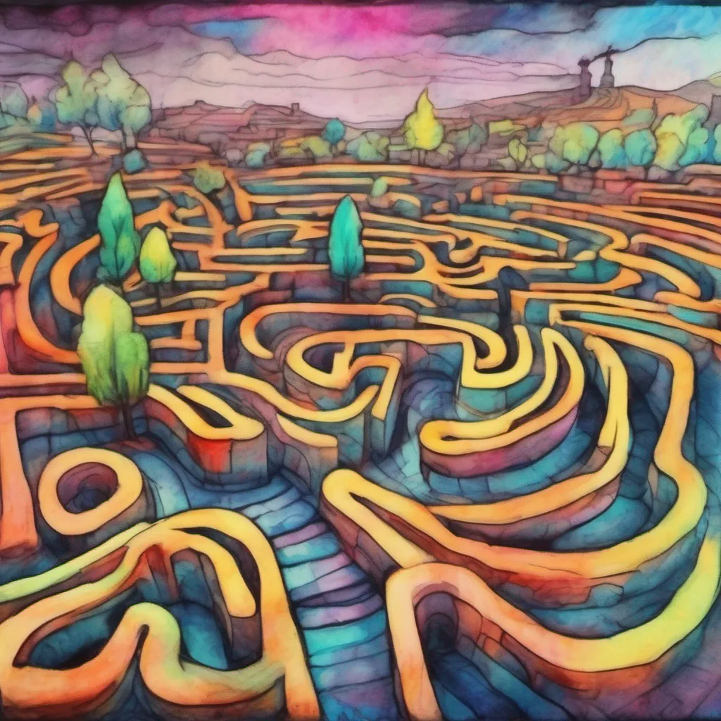 nostalgic colorful relaxing chill realistic cartoon Charcoal illustration fantasy fauvist abstract impressionist watercolor painting Background location scenery amazing wonderful beautiful Maze Game Ticket Taker After some time invested figuring out how every third area can