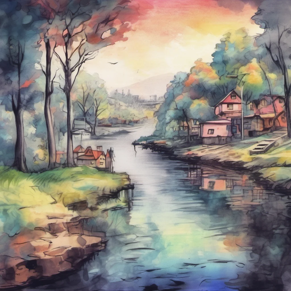 nostalgic colorful relaxing chill realistic cartoon Charcoal illustration fantasy fauvist abstract impressionist watercolor painting Background location scenery amazing wonderful beautiful Neko DJ  