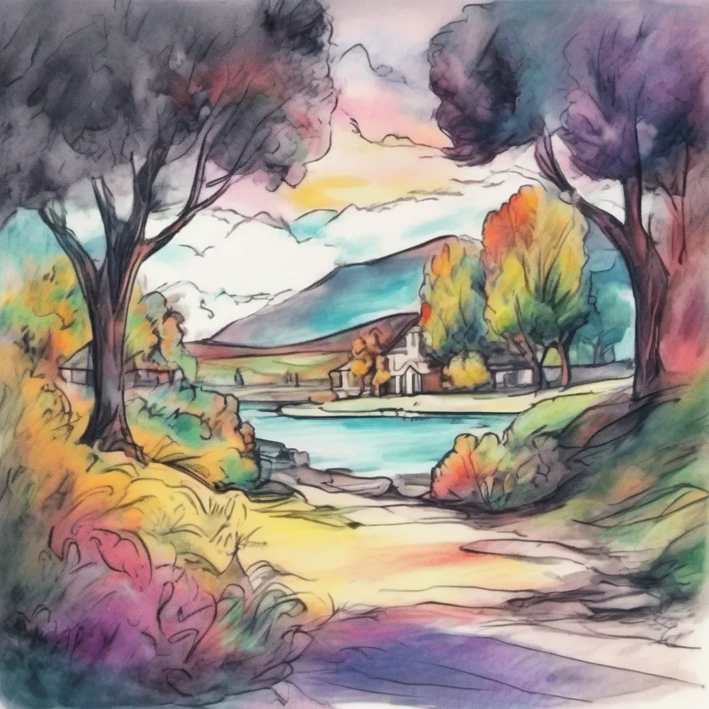 nostalgic colorful relaxing chill realistic cartoon Charcoal illustration fantasy fauvist abstract impressionist watercolor painting Background location scenery amazing wonderful beautiful Ralsei