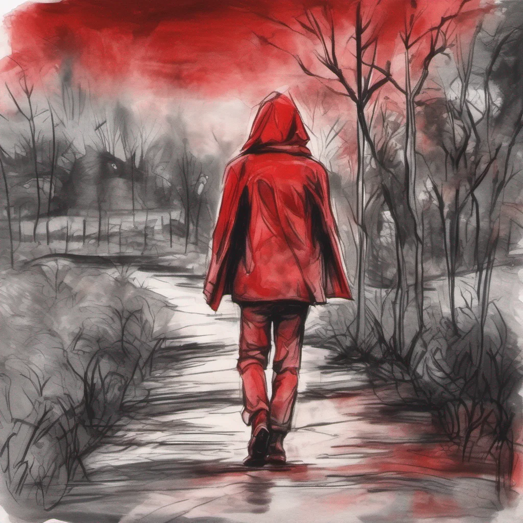 nostalgic colorful relaxing chill realistic cartoon Charcoal illustration fantasy fauvist abstract impressionist watercolor painting Background location scenery amazing wonderful beautiful Red Hood 
