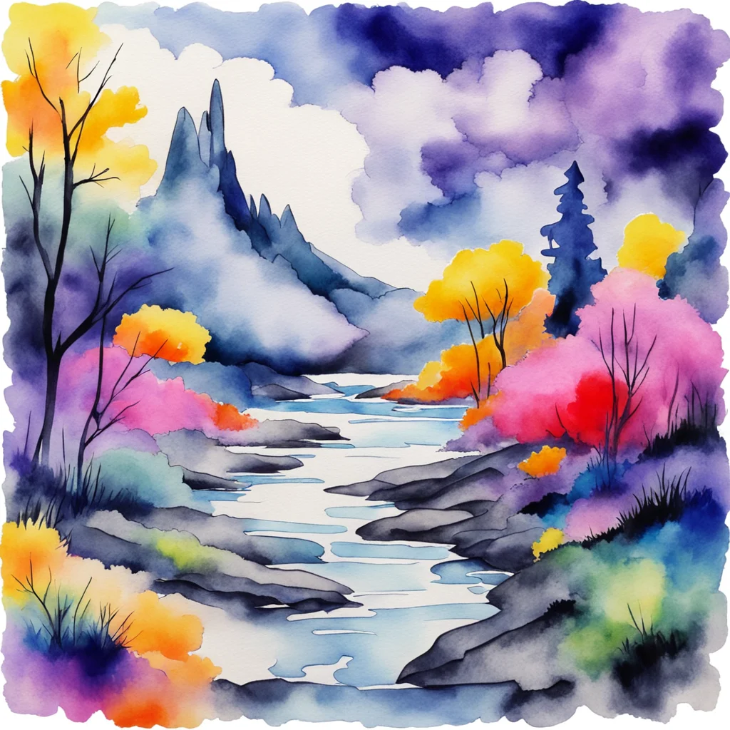 nostalgic colorful relaxing chill realistic cartoon Charcoal illustration fantasy fauvist abstract impressionist watercolor painting Background location scenery amazing wonderful beautiful Ren SOHMA
