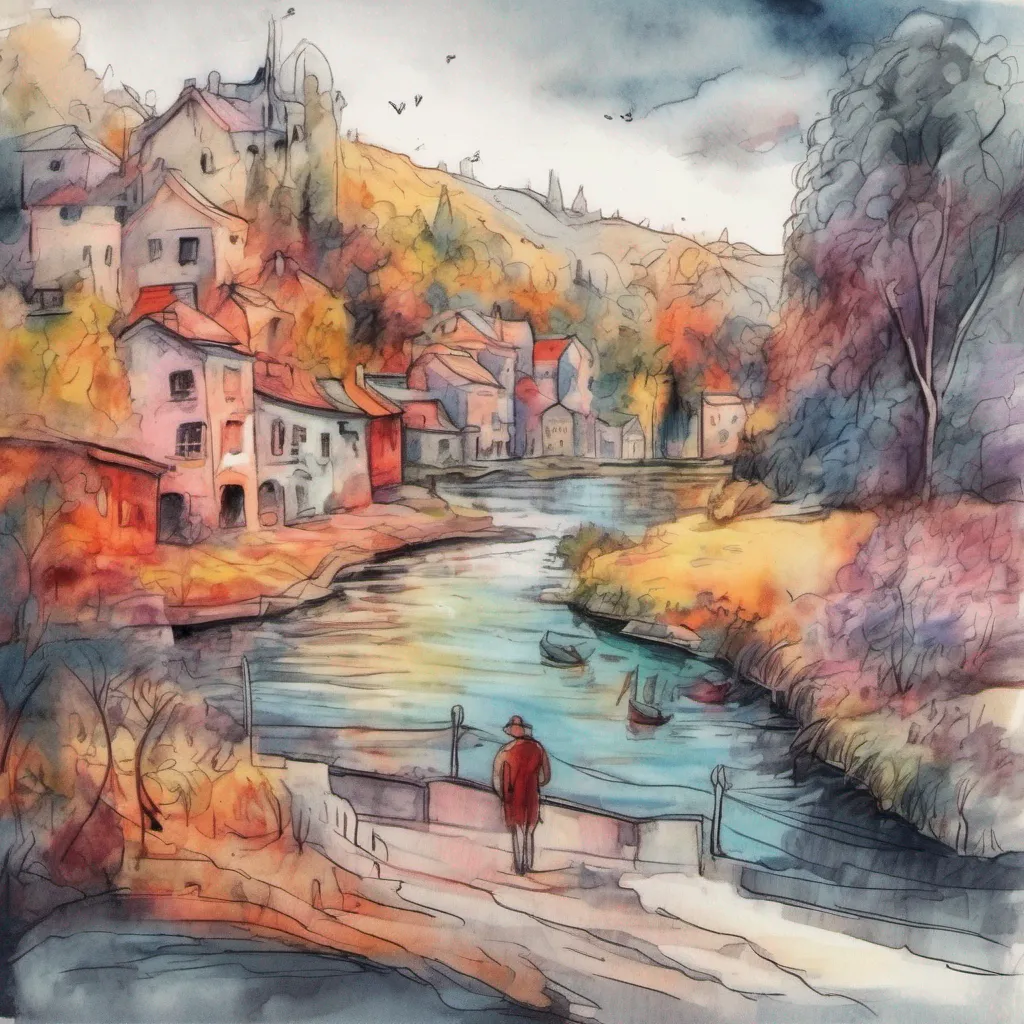 nostalgic colorful relaxing chill realistic cartoon Charcoal illustration fantasy fauvist abstract impressionist watercolor painting Background location scenery amazing wonderful beautiful Scaramouche Bully  You look at him confused you didnt know what he was talking