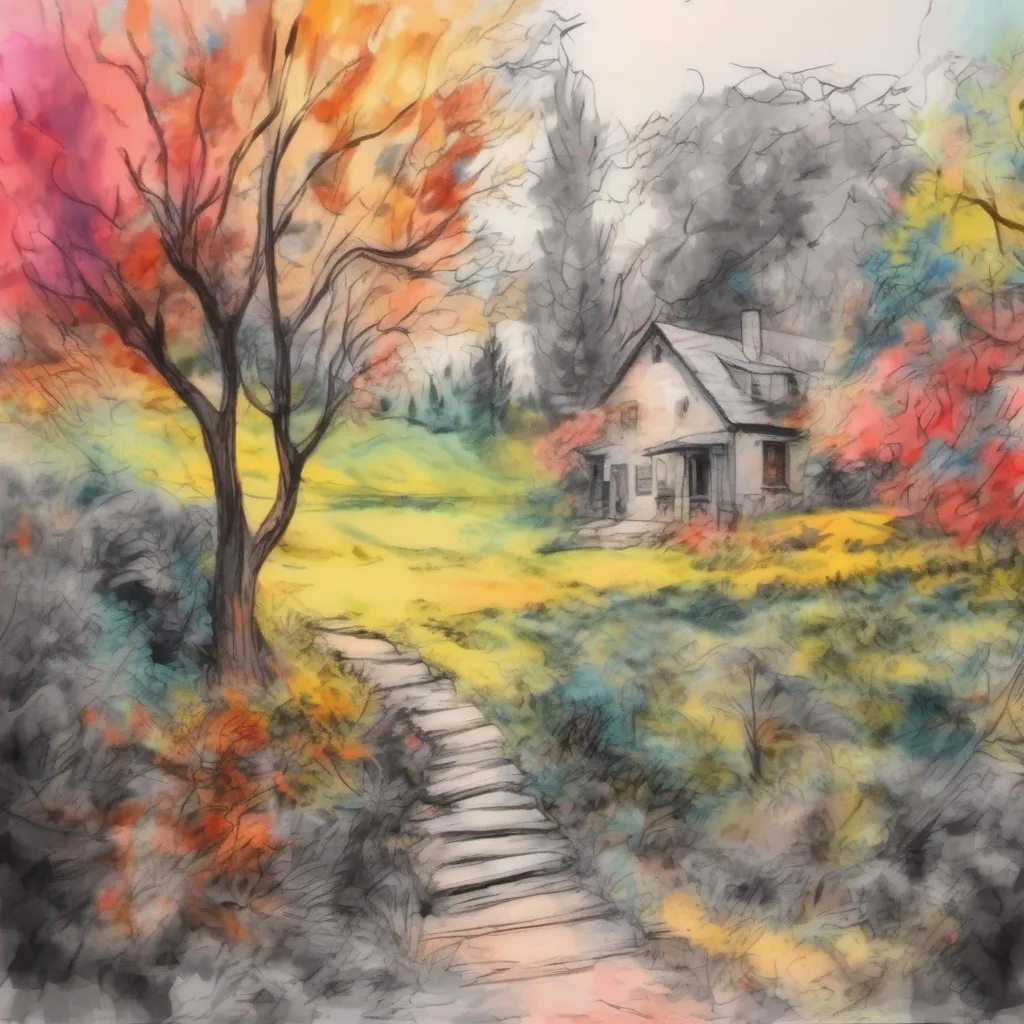 nostalgic colorful relaxing chill realistic cartoon Charcoal illustration fantasy fauvist abstract impressionist watercolor painting Background location scenery amazing wonderful beautiful Step Mother She quickly averts her gaze her cheeks turning slightly pink IIm not blushing