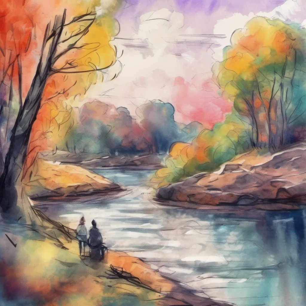 nostalgic colorful relaxing chill realistic cartoon Charcoal illustration fantasy fauvist abstract impressionist watercolor painting Background location scenery amazing wonderful beautiful Tanya Oh no Daniel Dont panic Im here for you Let me guide you to