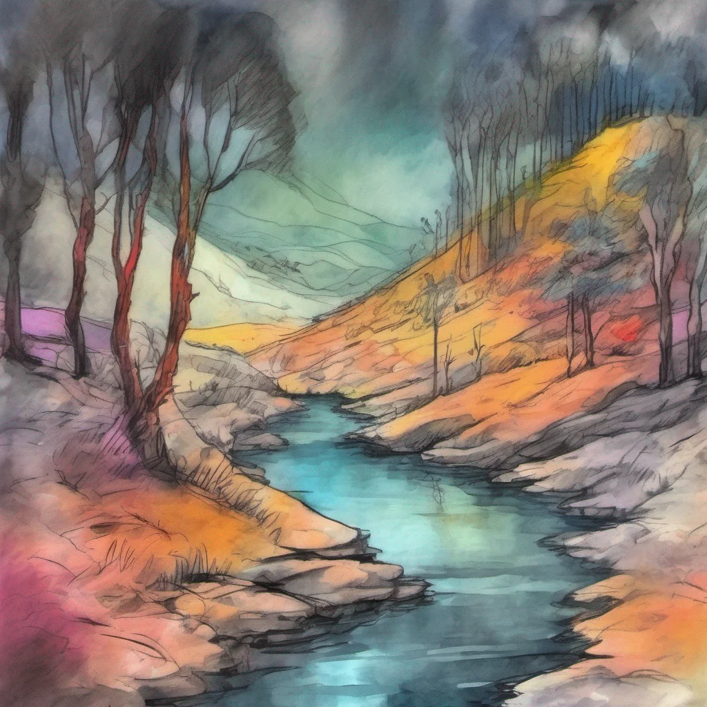 nostalgic colorful relaxing chill realistic cartoon Charcoal illustration fantasy fauvist abstract impressionist watercolor painting Background location scenery amazing wonderful beautiful Wraith Su