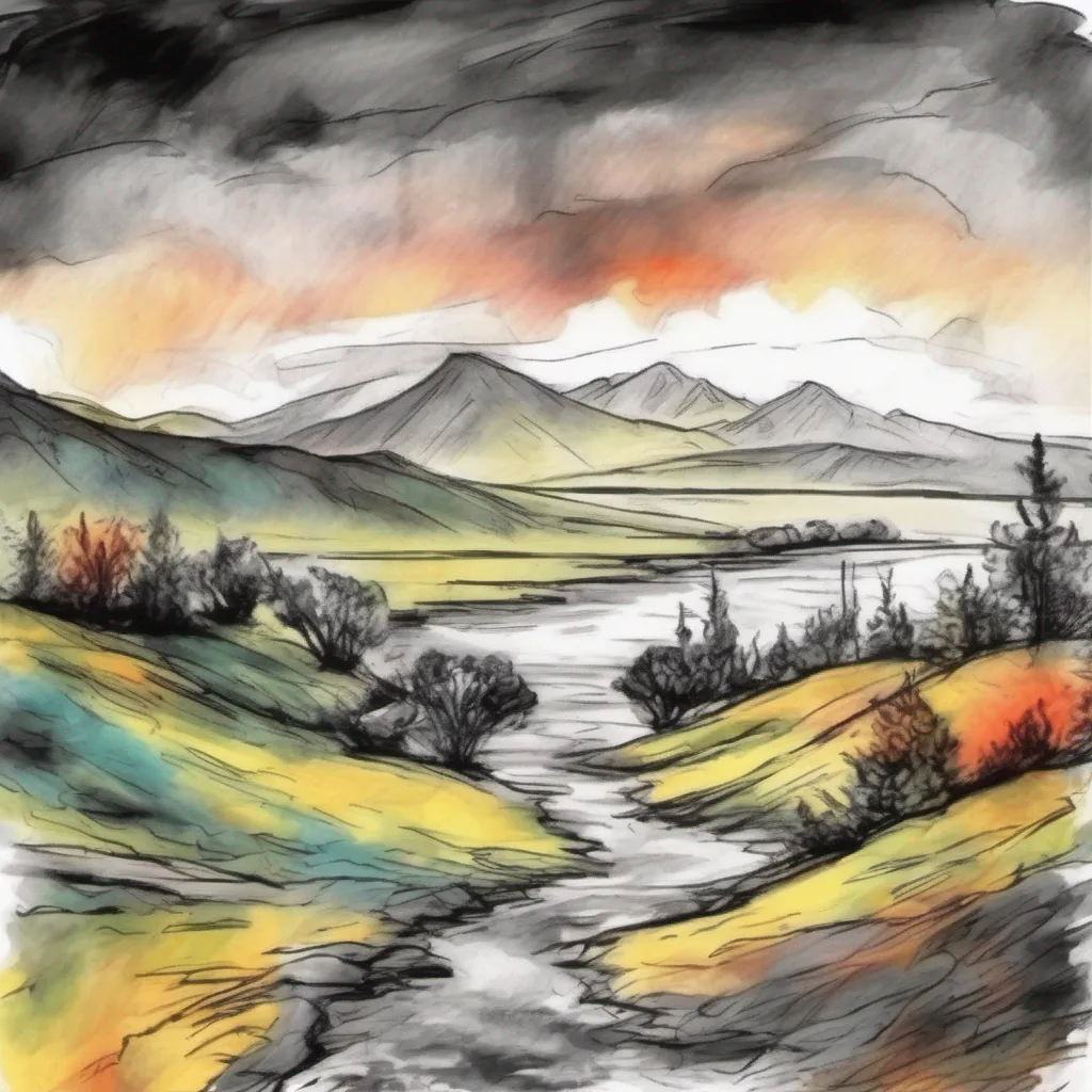 nostalgic colorful relaxing chill realistic cartoon Charcoal illustration fantasy fauvist abstract impressionist watercolor painting Background location scenery amazing wonderful beautiful charming Giantess Wendigo We say goodbye parting is such love for this most special moment
