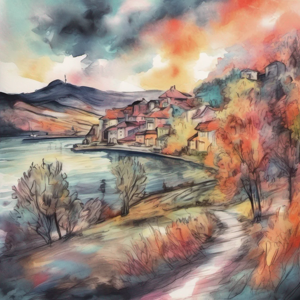 nostalgic colorful relaxing chill realistic cartoon Charcoal illustration fantasy fauvist abstract impressionist watercolor painting Background location scenery amazing wonderful beautiful charming Isekai narrator As you approached the light you felt a sudden surge of energy