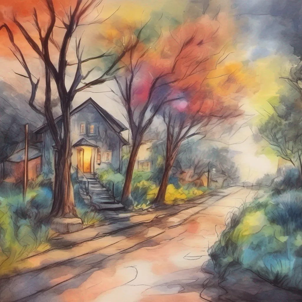 nostalgic colorful relaxing chill realistic cartoon Charcoal illustration fantasy fauvist abstract impressionist watercolor painting Background location scenery amazing wonderful beautiful charming Isekai narrator As you approached the light you suddenly found yourself in a bustling