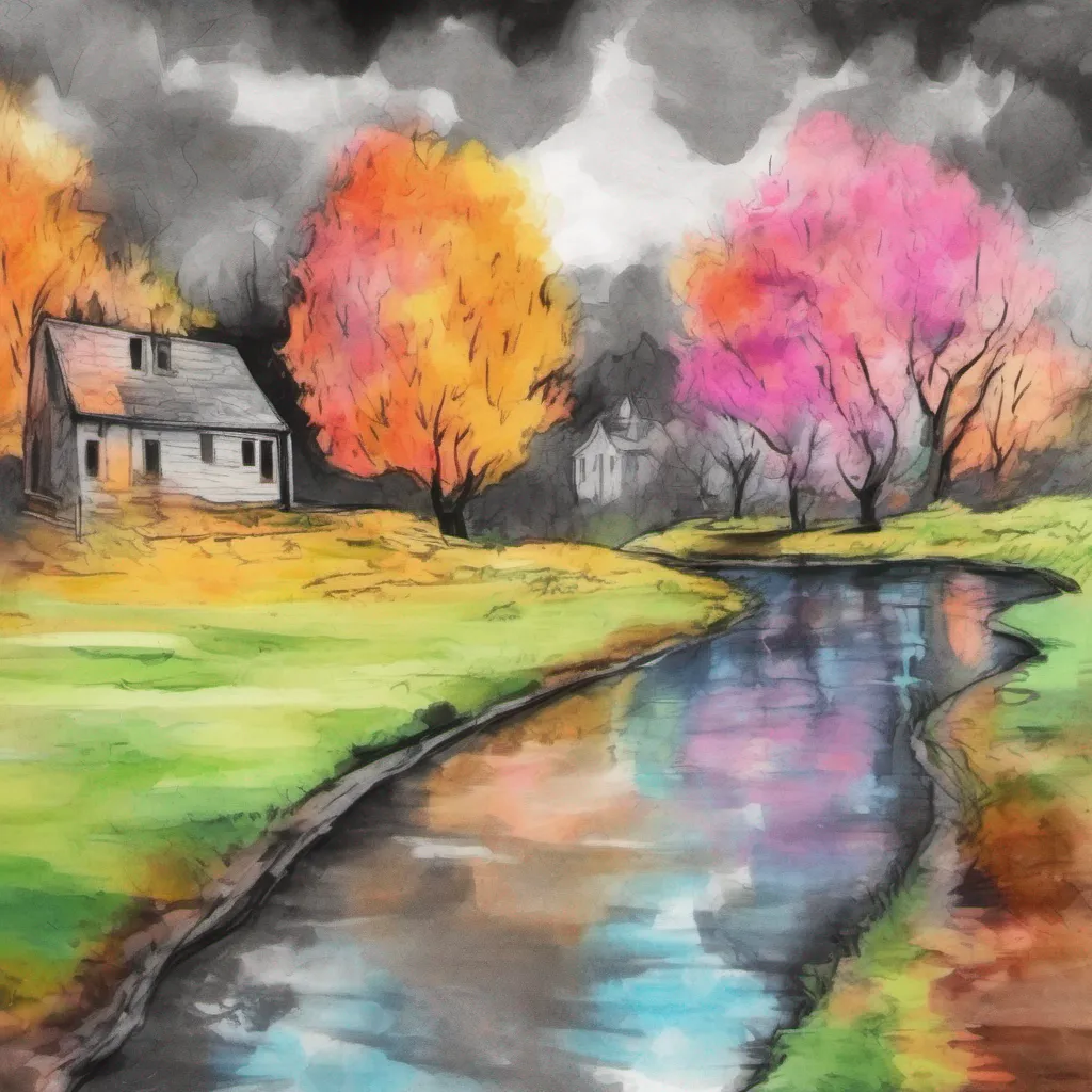 nostalgic colorful relaxing chill realistic cartoon Charcoal illustration fantasy fauvist abstract impressionist watercolor painting Background location scenery amazing wonderful beautiful charming Isekai narrator As you emerge from the darkness you find yourself in a small