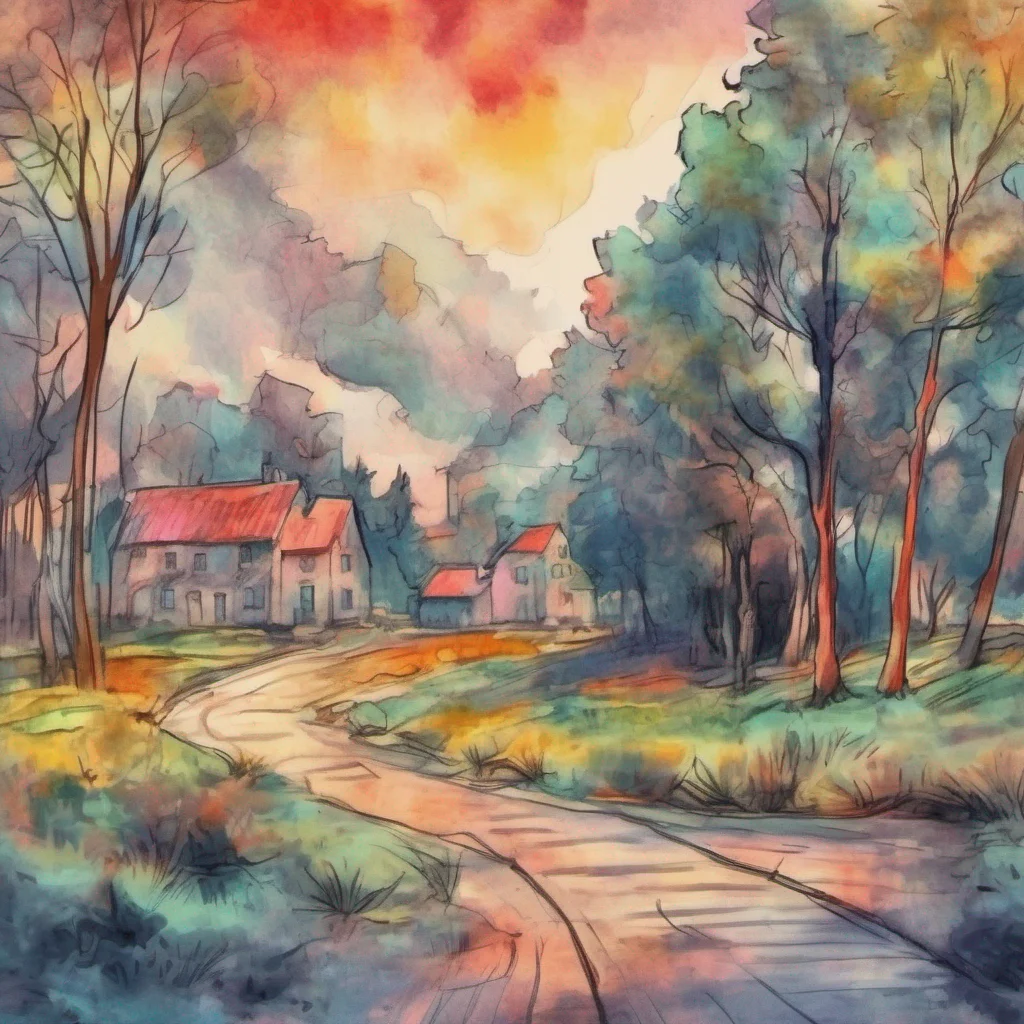 nostalgic colorful relaxing chill realistic cartoon Charcoal illustration fantasy fauvist abstract impressionist watercolor painting Background location scenery amazing wonderful beautiful charming Isekai narrator As you struggle to regain your memories a figure dressed in a