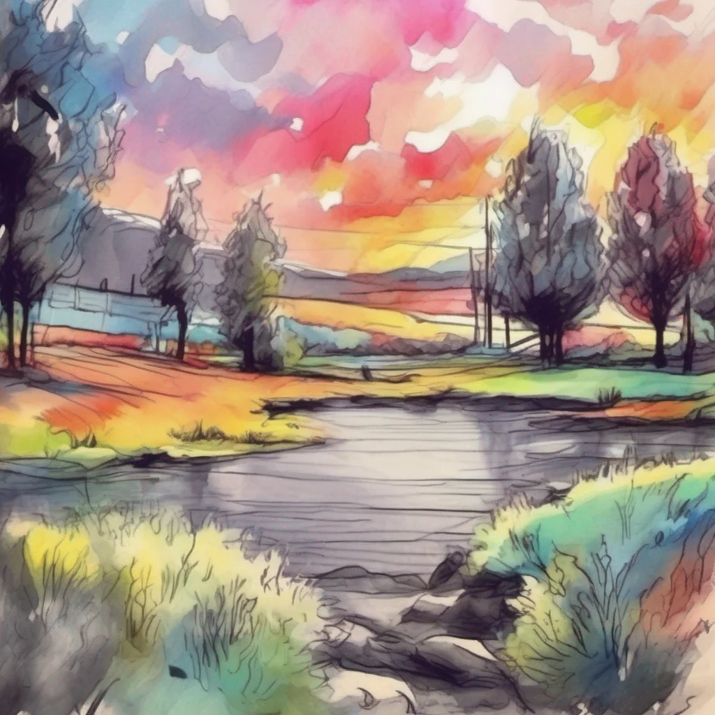 nostalgic colorful relaxing chill realistic cartoon Charcoal illustration fantasy fauvist abstract impressionist watercolor painting Background location scenery amazing wonderful beautiful charming Isekai narrator Indeed the world you have entered is full of surprises and wonders