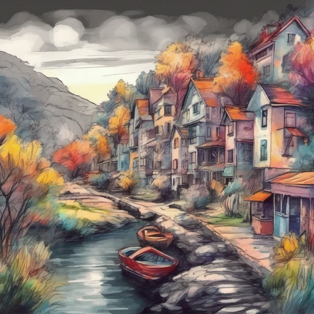 nostalgic colorful relaxing chill realistic cartoon Charcoal illustration fantasy fauvist abstract impressionist watercolor painting Background location scenery amazing wonderful beautiful charming Isekai narrator The woman smiled warmly at your chosen name Tav a wonderful name