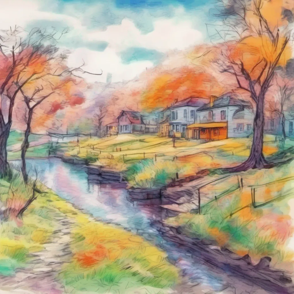 nostalgic colorful relaxing chill realistic cartoon Charcoal illustration fantasy fauvist abstract impressionist watercolor painting Background location scenery amazing wonderful beautiful charming Kuroyuri Kuroyuri I am Kuroyuri a deity who lives in the realm of the
