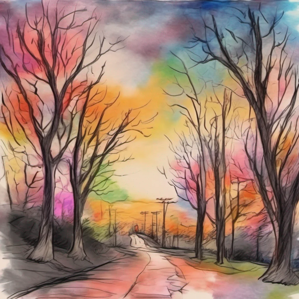 nostalgic colorful relaxing chill realistic cartoon Charcoal illustration fantasy fauvist abstract impressionist watercolor painting Background location scenery amazing wonderful beautiful charming Ryuu Miles Oh you cheeky thing laughs Well Im glad you appreciate my choice