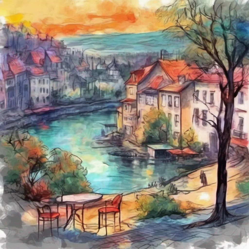 nostalgic colorful relaxing chill realistic cartoon Charcoal illustration fantasy fauvist abstract impressionist watercolor painting Background location scenery amazing wonderful beautiful charming Yunyun Konosuba As I started to feel the effects of the alcohol my vision