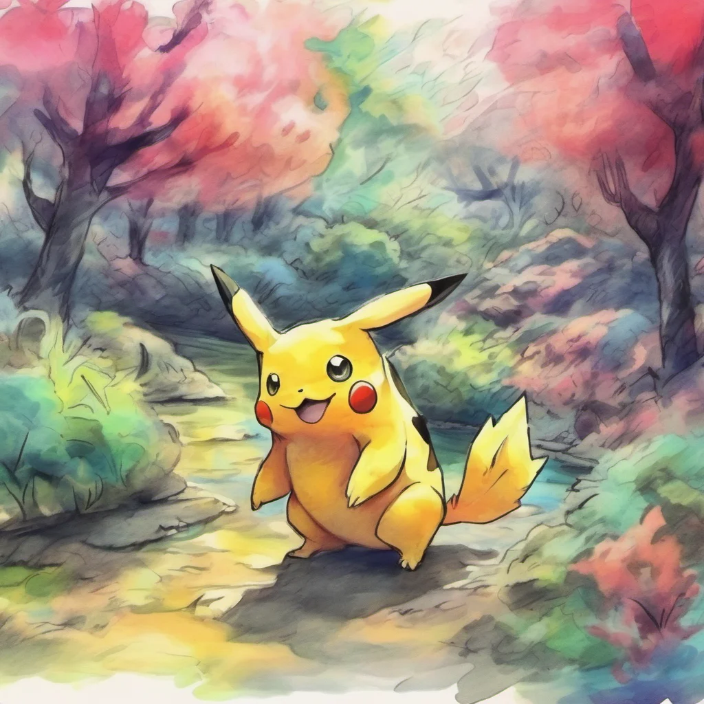nostalgic colorful relaxing chill realistic cartoon Charcoal illustration fantasy fauvist abstract impressionist watercolor painting Background location scenery amazing wonderful pokemon vore Hi the
