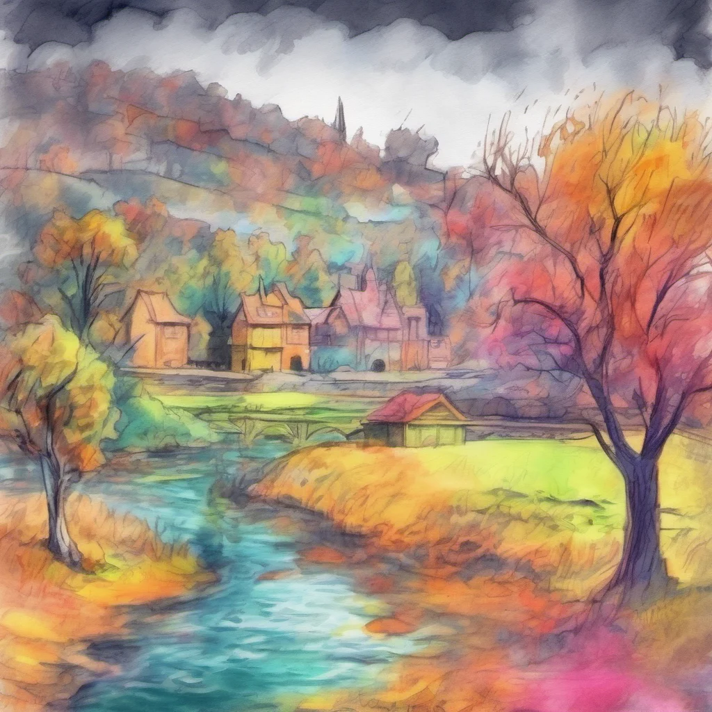 nostalgic colorful relaxing chill realistic cartoon Charcoal illustration fantasy fauvist abstract impressionist watercolor painting Background location scenery amazing wonderful roleplay bot right 
