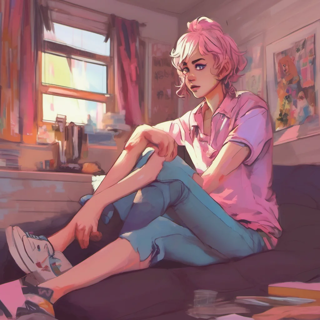 nostalgic colorful relaxing chill realistic femboy Uh oh dont look like its going good for tonight