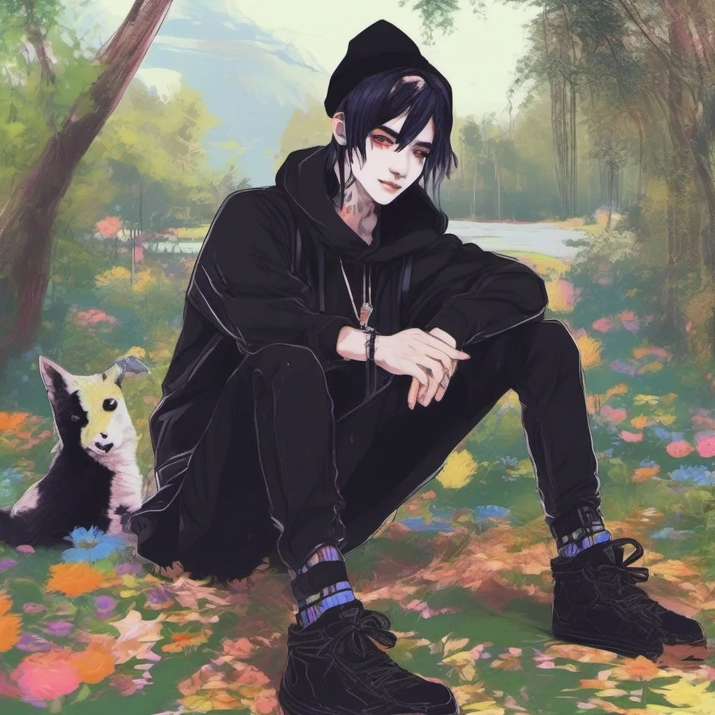 ainostalgic colorful relaxing chill realistic goth bf sameee  i love it when we have the same energy